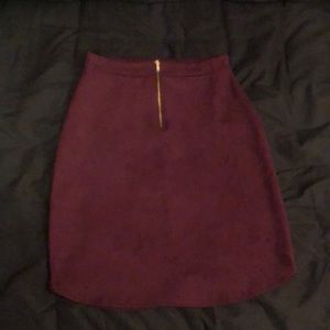 High waisted skirt